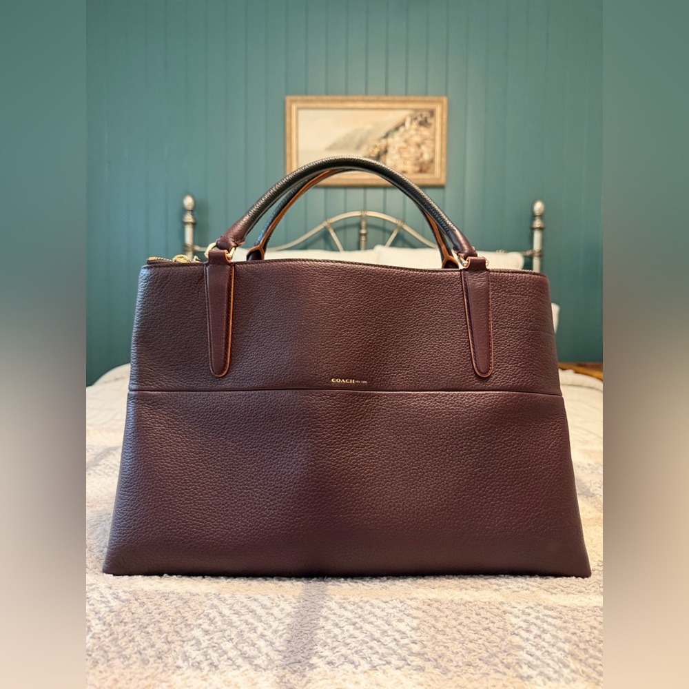 Coach leather bag